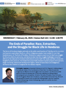 Book Talk: Dr. Christopher Loperena Presents "The End of Paradise"